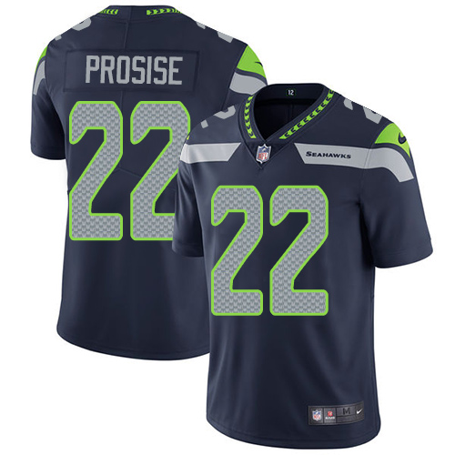 2019 Men Seattle Seahawks #22 Prosise blue Nike Vapor Untouchable Limited NFL Jersey->seattle seahawks->NFL Jersey